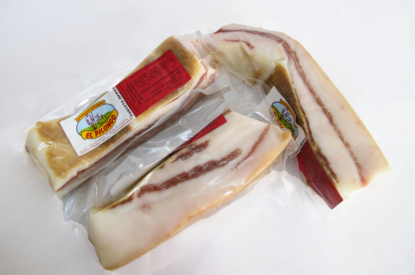 PANCETA SALADA IBERICA AL VACÍO. En Productos Artesanos El Pilongo vendemos Panceta Salada ibérica en tiras envasadas al vacío. Esta Panceta Salada ibérica ha sido macerado de forma natural y tradicional en sal, se puede tomar cruda o cocinada al igual que la panceta adobada, pruébela y le encantará.