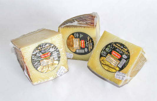 QUESO OVEJA MORAN GOLD. Es un queso elaborado con leche cruda de oveja con un año de curación con un intenso sabor y un armonioso aroma.